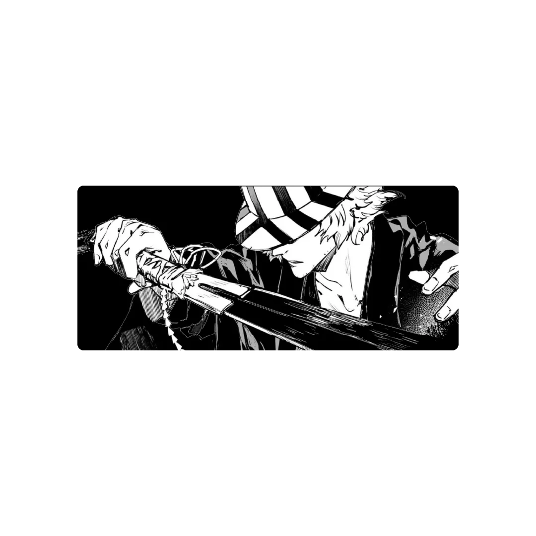 Mousepad urahara kisuke bleach manga 95x42 Classic | Custom