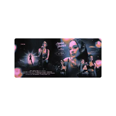 Mousepad Positions by Ariana Grande 72x32 Classic | Custom
