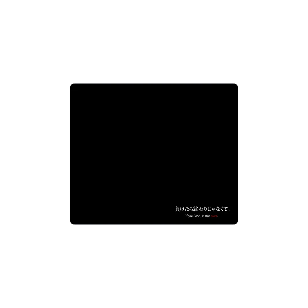 mouse pad black, is not over