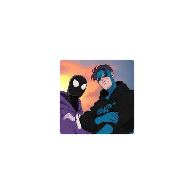 Mousepad SpiderMan e Invincible 25x25  Classic | Custom