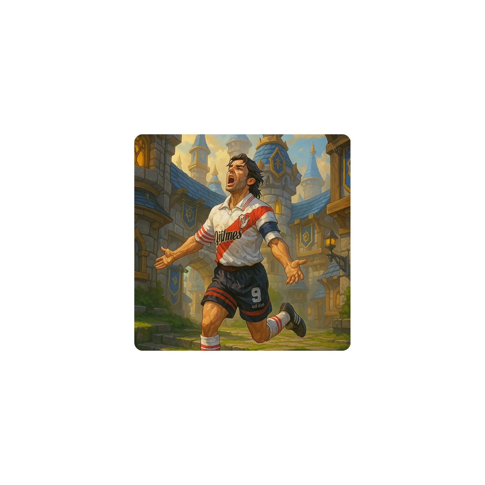 Mousepad Francescoli en WoW 28x28 Classic | Custom