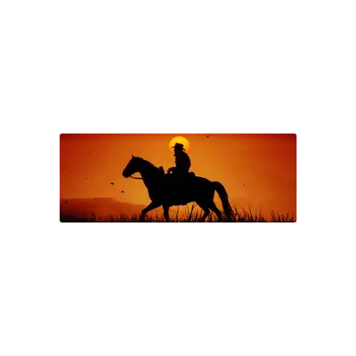 Mousepad Red dead redemption 88x33 Classic | Custom