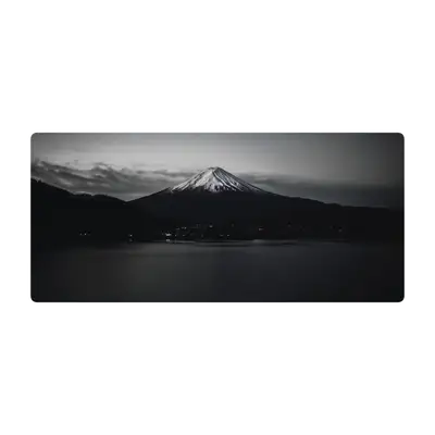 Mousepad Monte fuji black and white 110x50 PRO | Custom