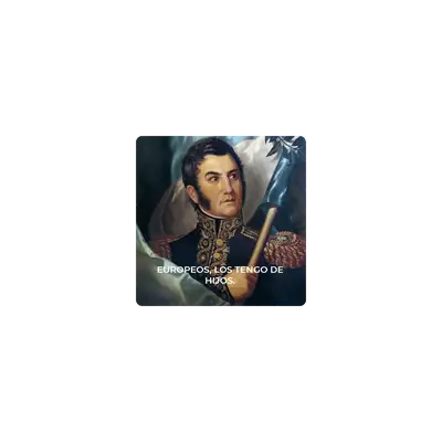 Mousepad San Martin meme europeo 25x25 Classic | Custom