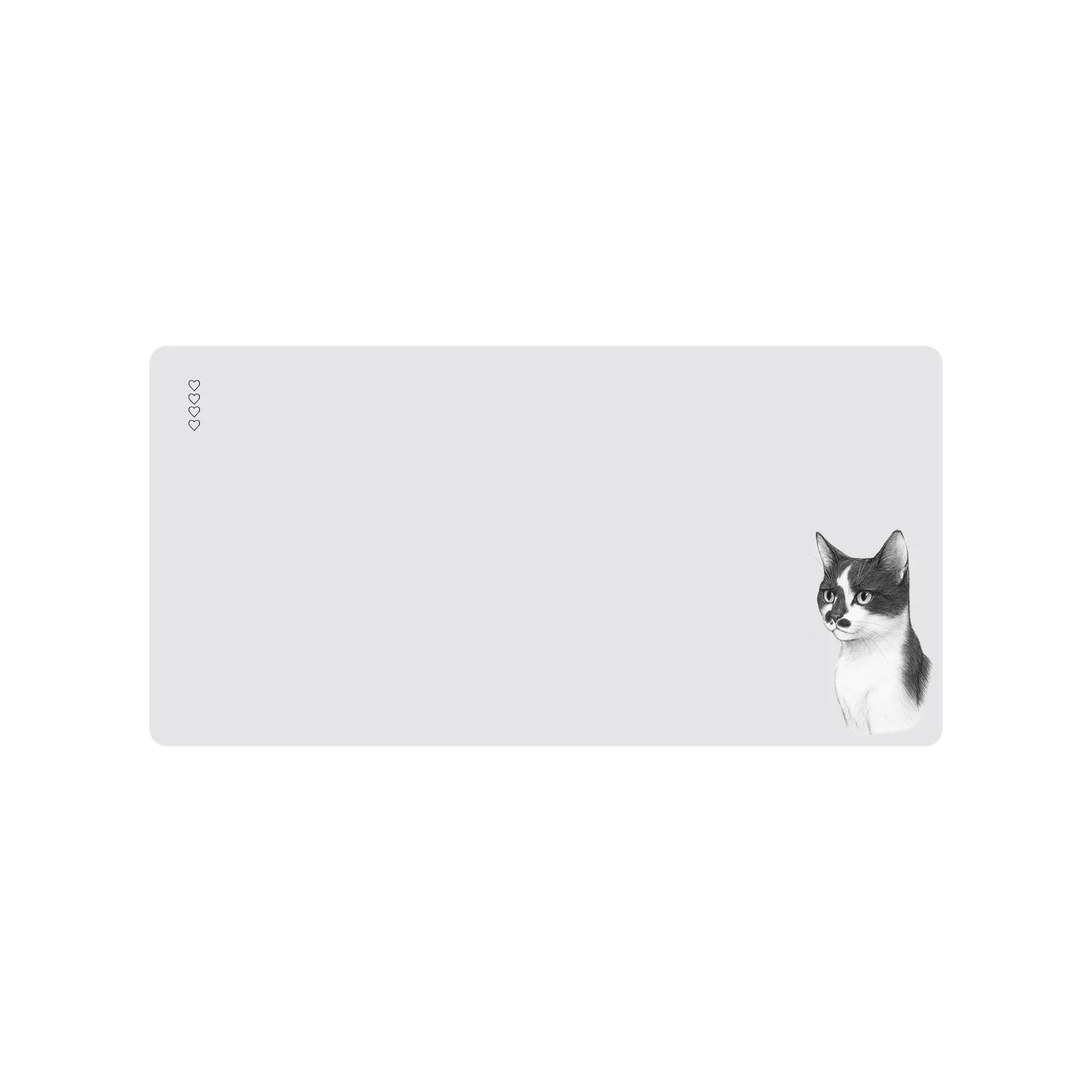 Mousepad Gatito Lindo 80x40 Classic | Custom