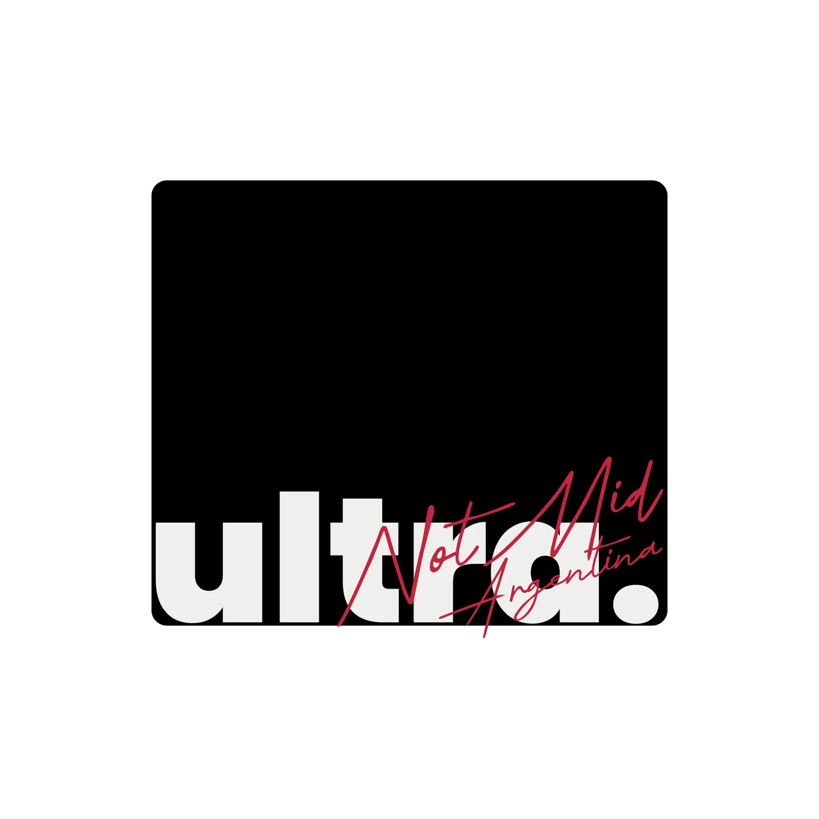 Mousepad Serie Ultra AR black | NOTMID
