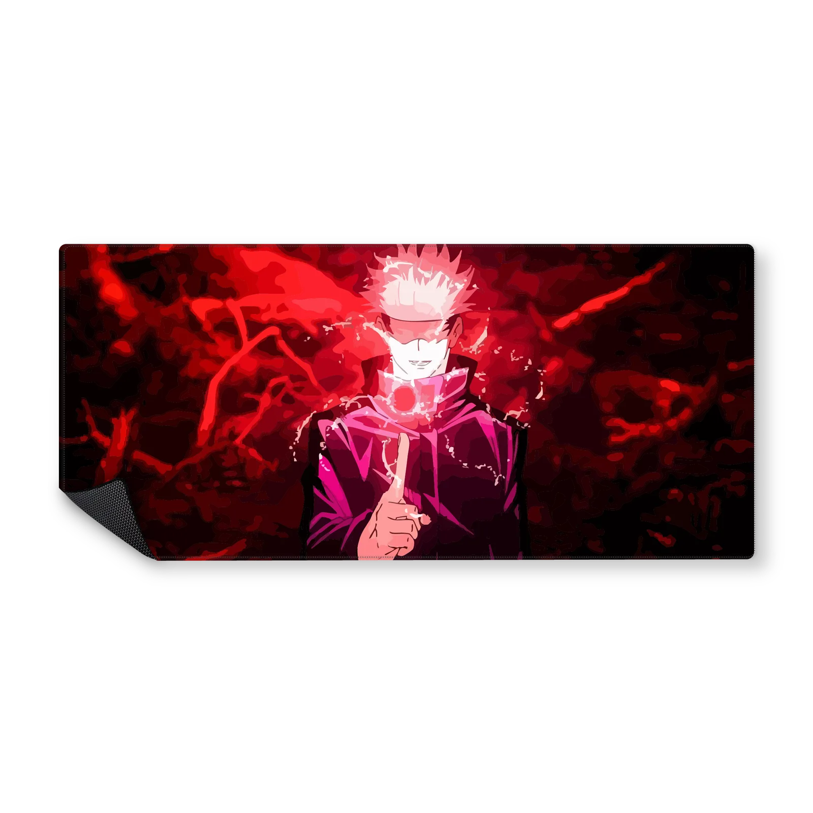 Mousepad satoru gojo rojo 90x40 PRO | Custom