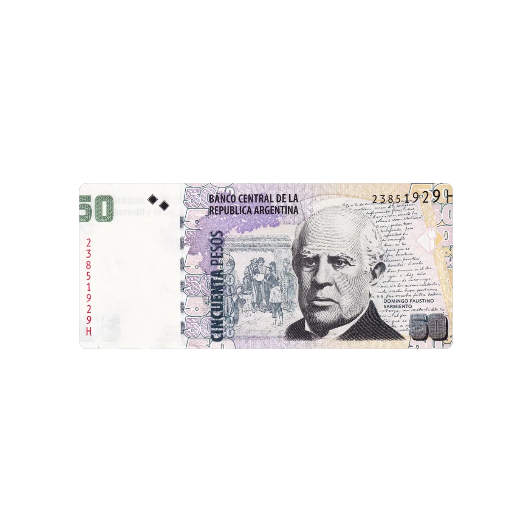 50 pesos argentinos