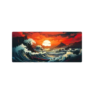 Mousepad gran ola kanagawa sunset 70x30 PRO | Custom