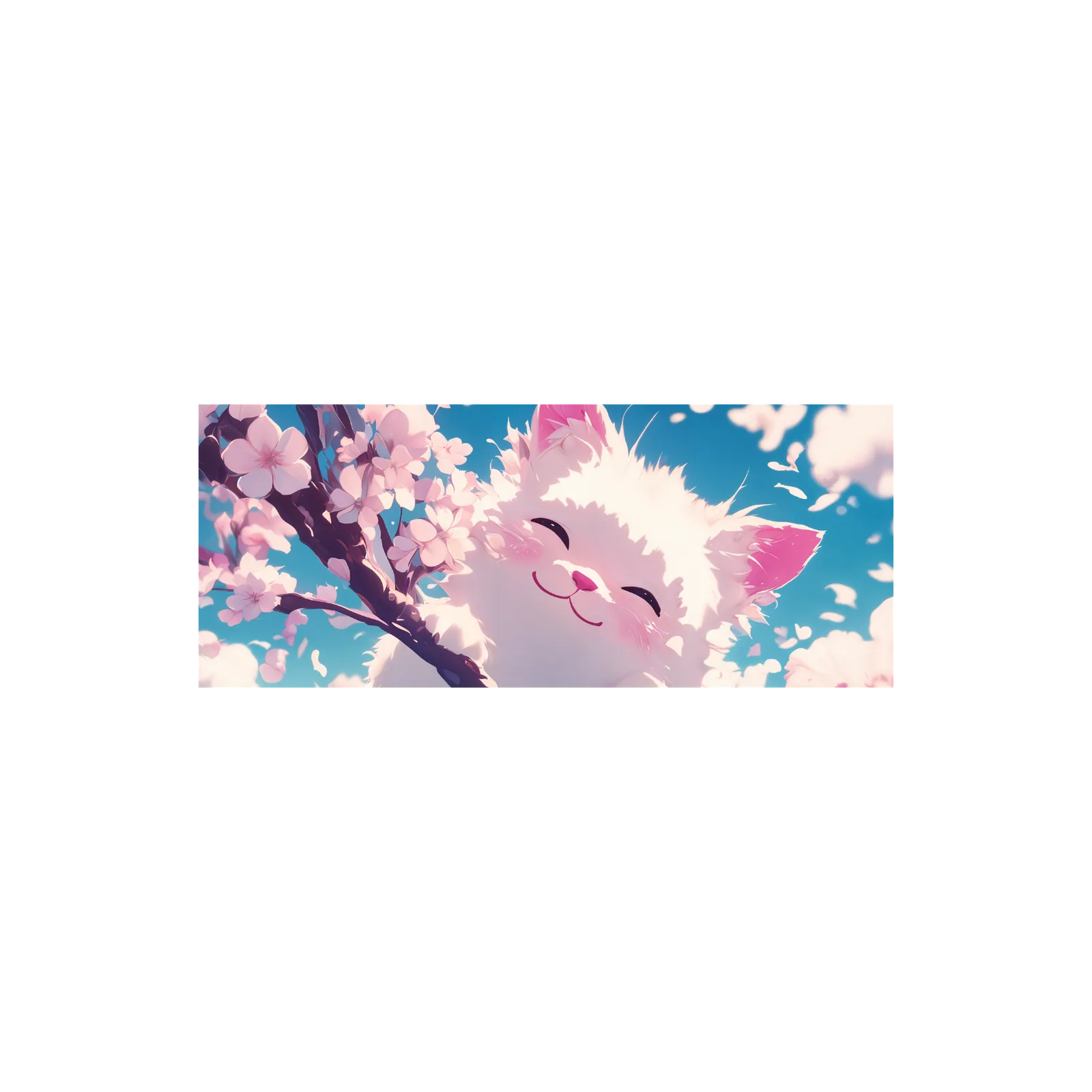 Mousepad Gato Sakura 80x32 Classic | Custom