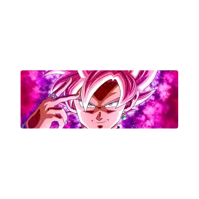 Mousepad Goku black rose 110x40 Classic | Custom