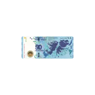 50 pesos malvinas