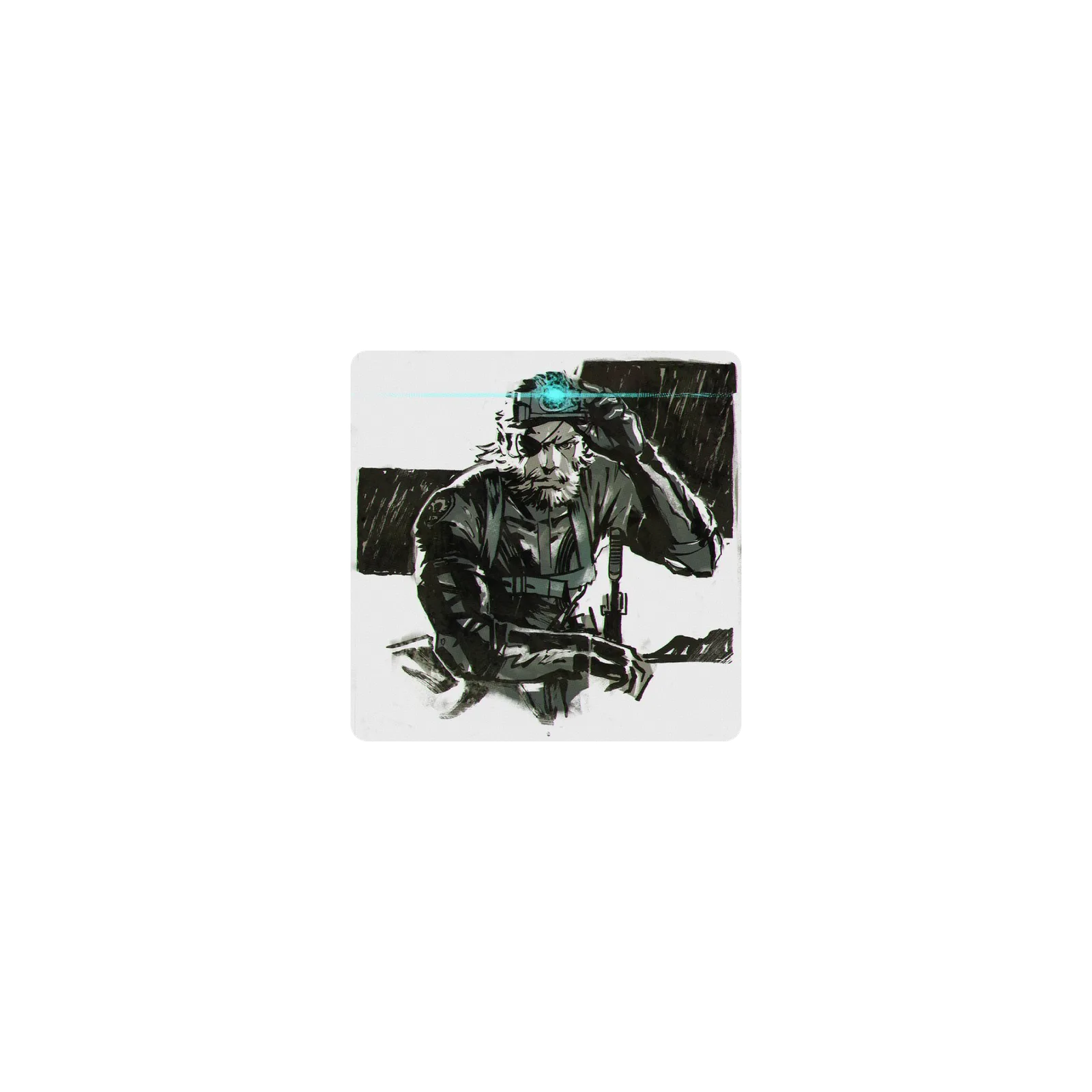 Mousepad solid snake 25x25 Classic | Custom