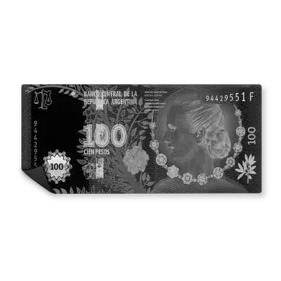 Mousepad 100 Pesos Evita Serie PRO de NOTMID, foto 2