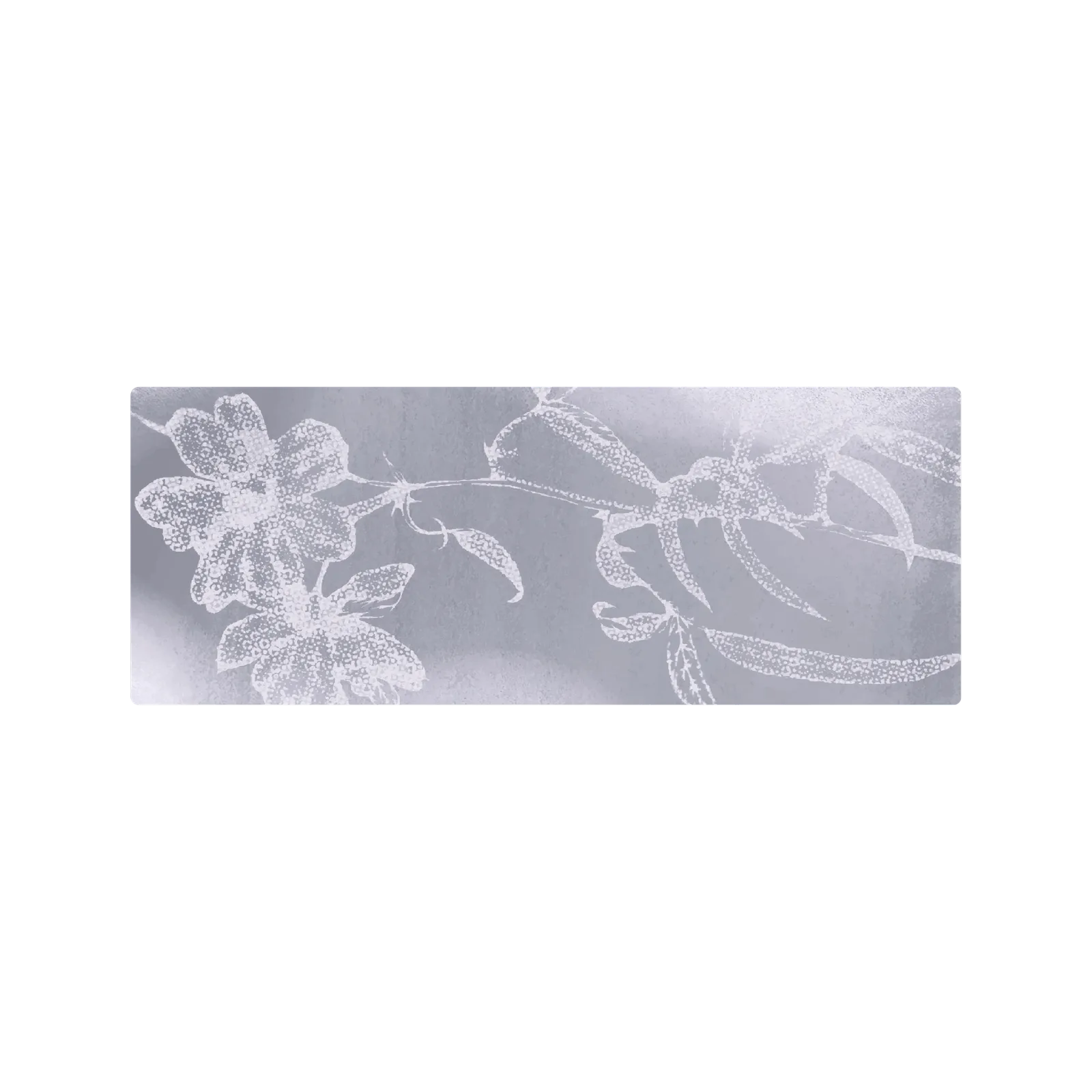 Mousepad Gray Smoke Blossom 80x30 Classic | Custom