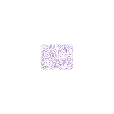 Mousepad topografia blanca y violeta 25x20 PRO | Custom
