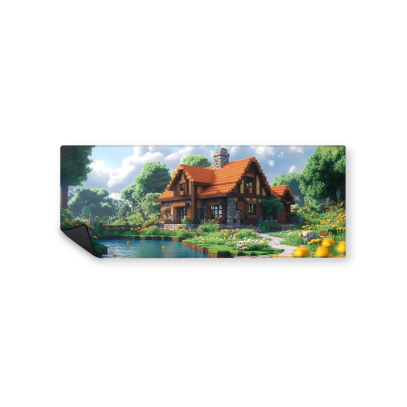 Mousepad Casa Minecraft 82x32 Classic | Custom