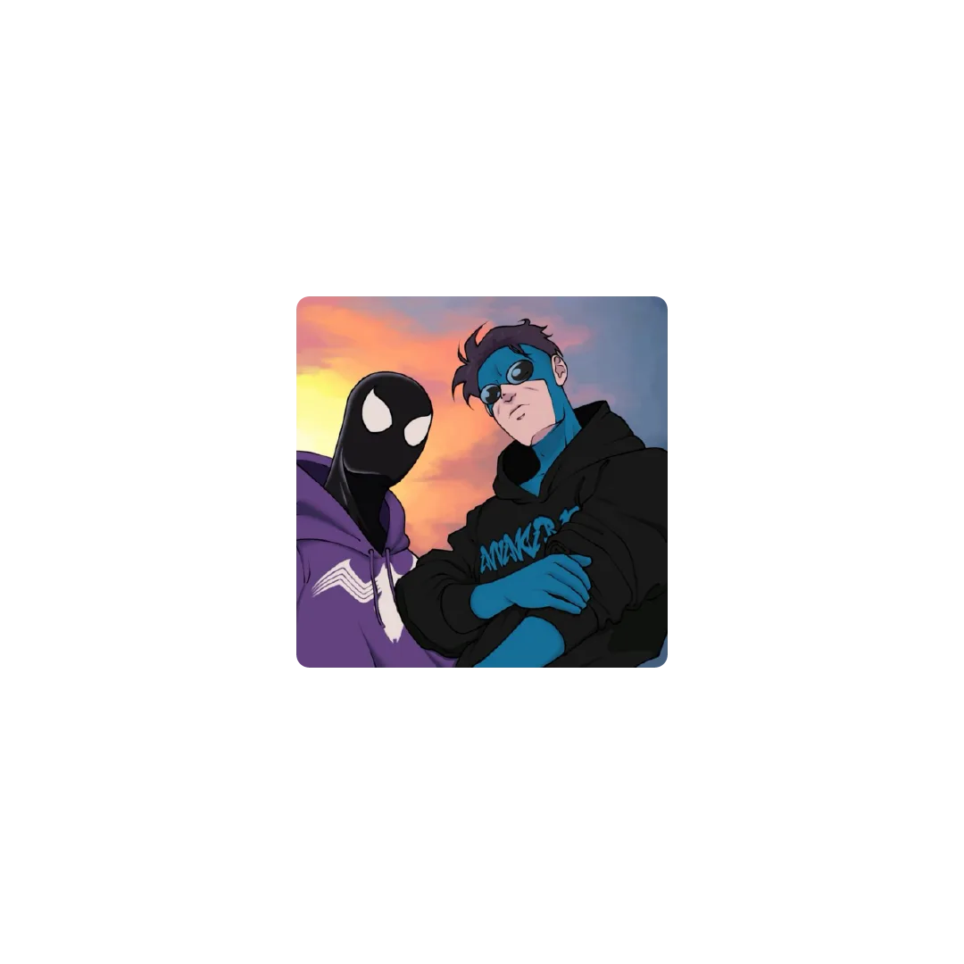 Mousepad SpiderMan e Invincible 25x25 Classic | Custom