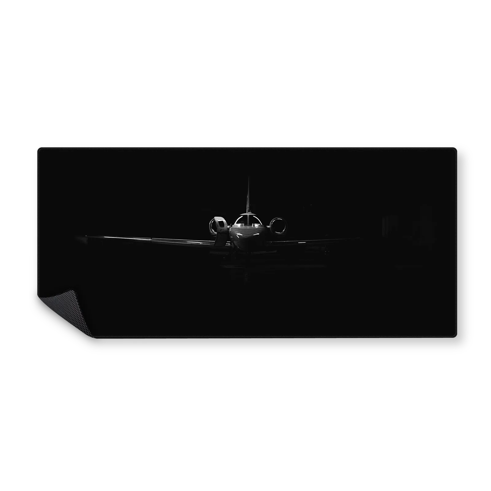 Mousepad Avion Blanco y negro 90x40 Classic | Custom
