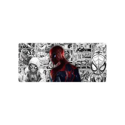 Mousepad Spiderman comic blanco y negro 90x40 PRO | Custom