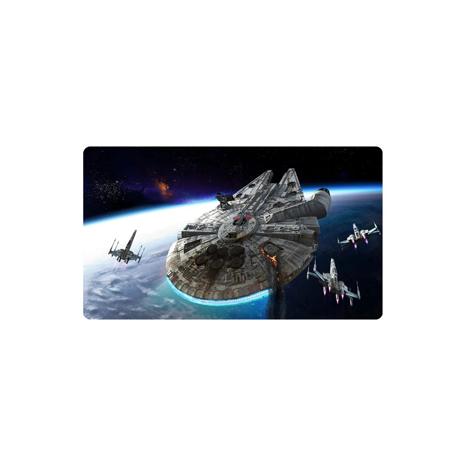 Mousepad Star Wars Unlimited Millenium Falcon 61x35 Classic | Custom