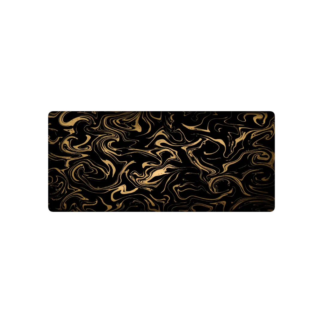 Dorado y negro