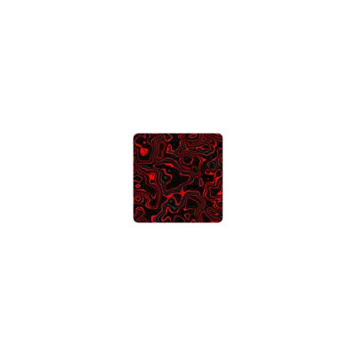Mousepad Red Waves 23x23 PRO | Custom