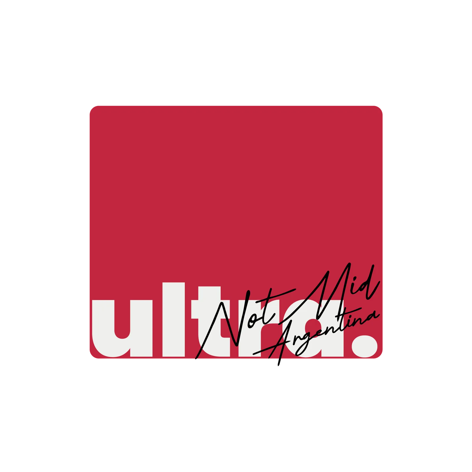 Mousepad Serie Ultra AR red | NOTMID