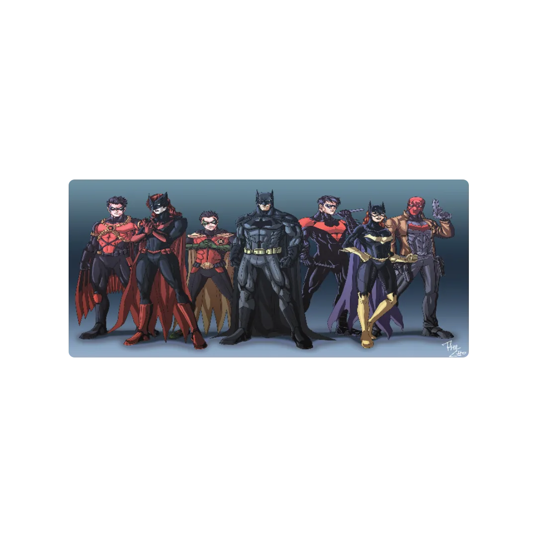 Mockup Mousepad bat family 90x40 Classic | PERSONALIZADO