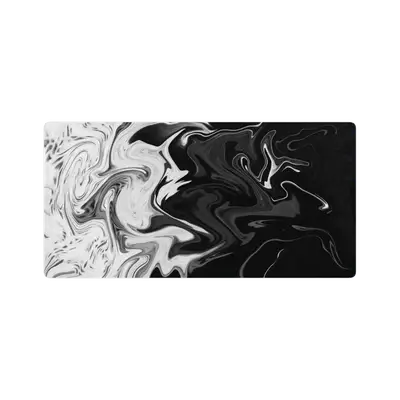 Mousepad Liquid black and withe 100x50 PRO | Custom