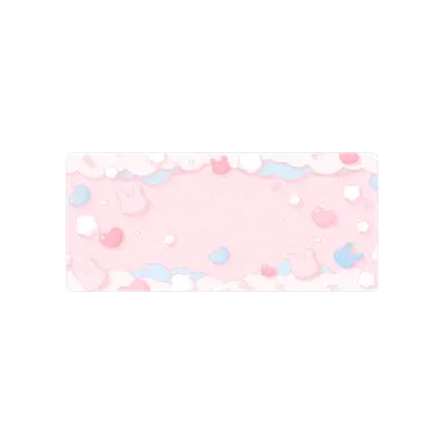 Mousepad Bunny 90x40 Classic | Custom