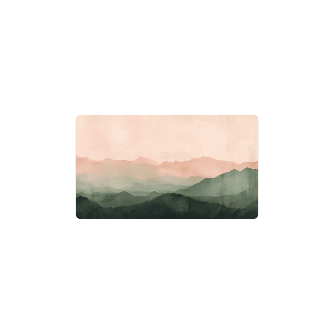 Atardecer montaña abstracto