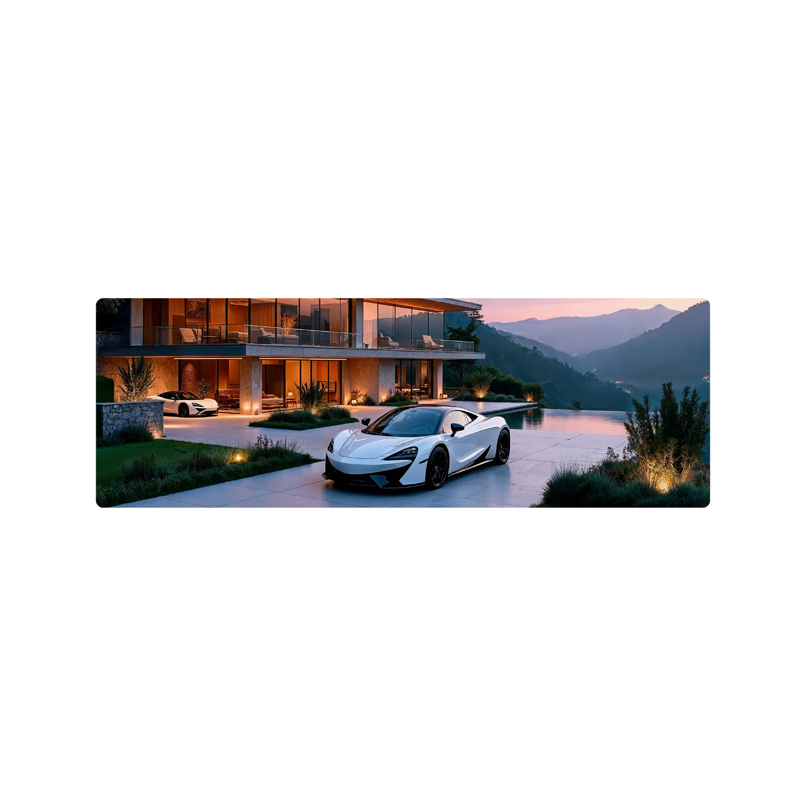 Mousepad Mclaren blanco 90x30 PRO | Custom