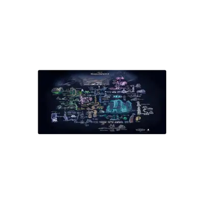 Mousepad Hollow Knight Hallownest Mapa 80x40 PRO | Custom