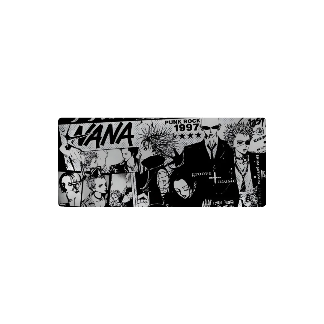 Mockup Mousepad Nana Punk rock 1997 Edit 70x30 Classic | PERSONALIZADO