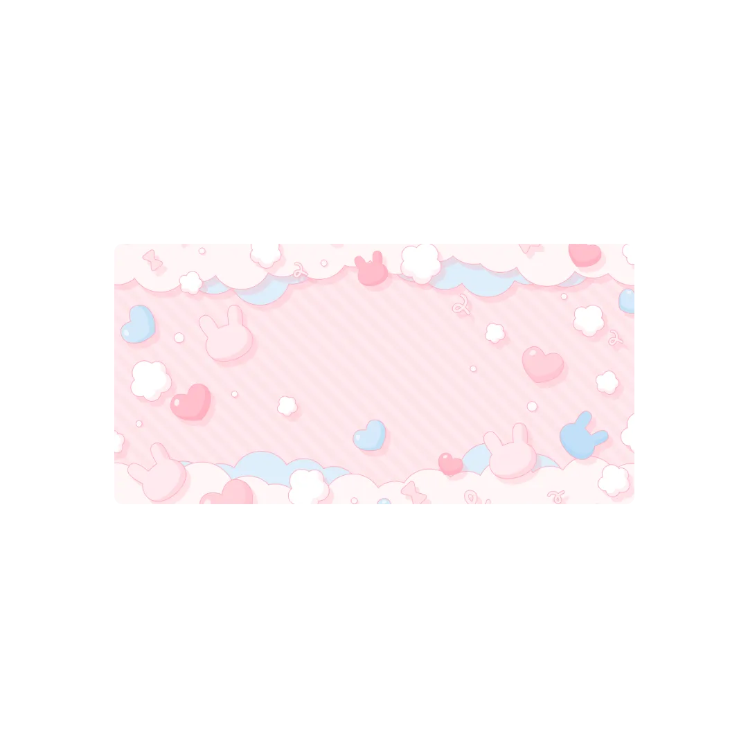 Mockup Mousepad Bunny 80x40 Classic | PERSONALIZADO