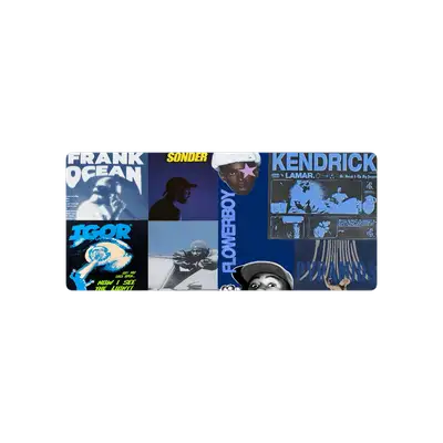Mousepad collage artistas 90x40 Classic | Custom