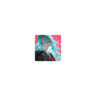 Mousepad waifu pink 25x25 PRO | Custom
