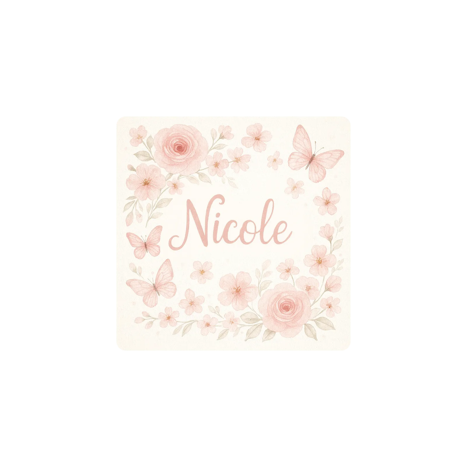 Mousepad Nicole 50x50 PRO | Custom