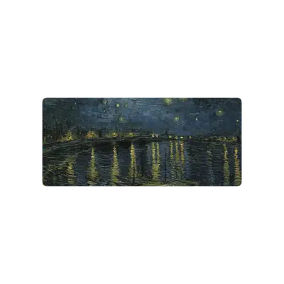 Mousepad Noche Estrellada Sobre el Rodano van gogh 90x40 PRO | Custom