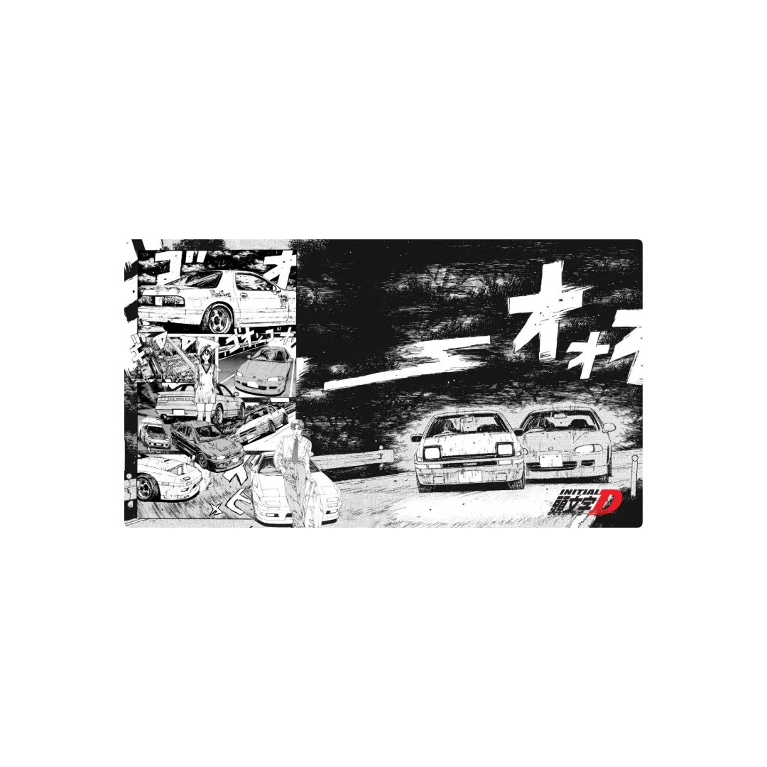 Initial D manga Collage