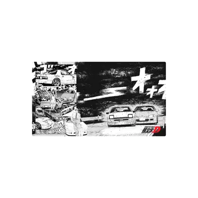 Mousepad Initial D manga Collage 90x50 PRO | Custom