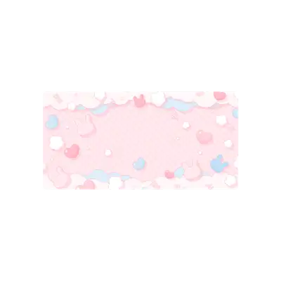 Mousepad Bunny 80x40 Classic | Custom