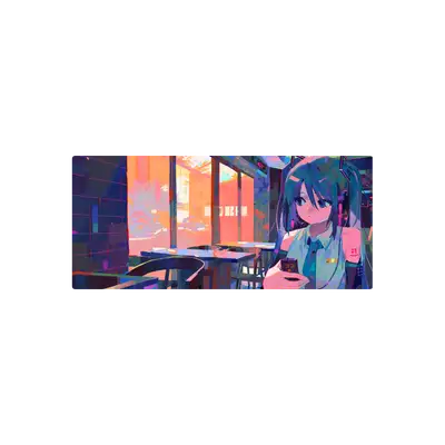 Mousepad Hatsune Miku Chill 90x40 Classic | Custom