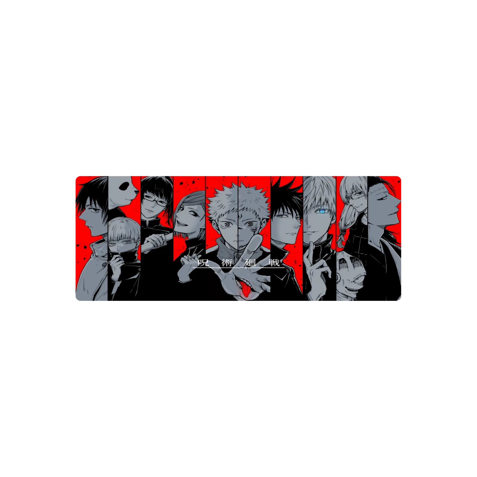 Mousepad Jujutsu Kaisen red 80x30 Classic | Custom