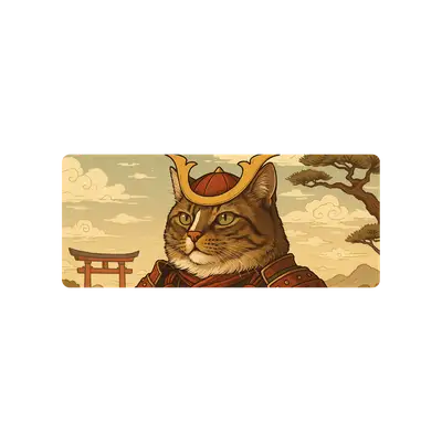 Mousepad gato samurái 85x35 PRO | Custom