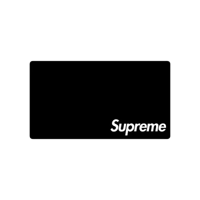 Mousepad Minimal Supreme Black 90x50 PRO | Custom