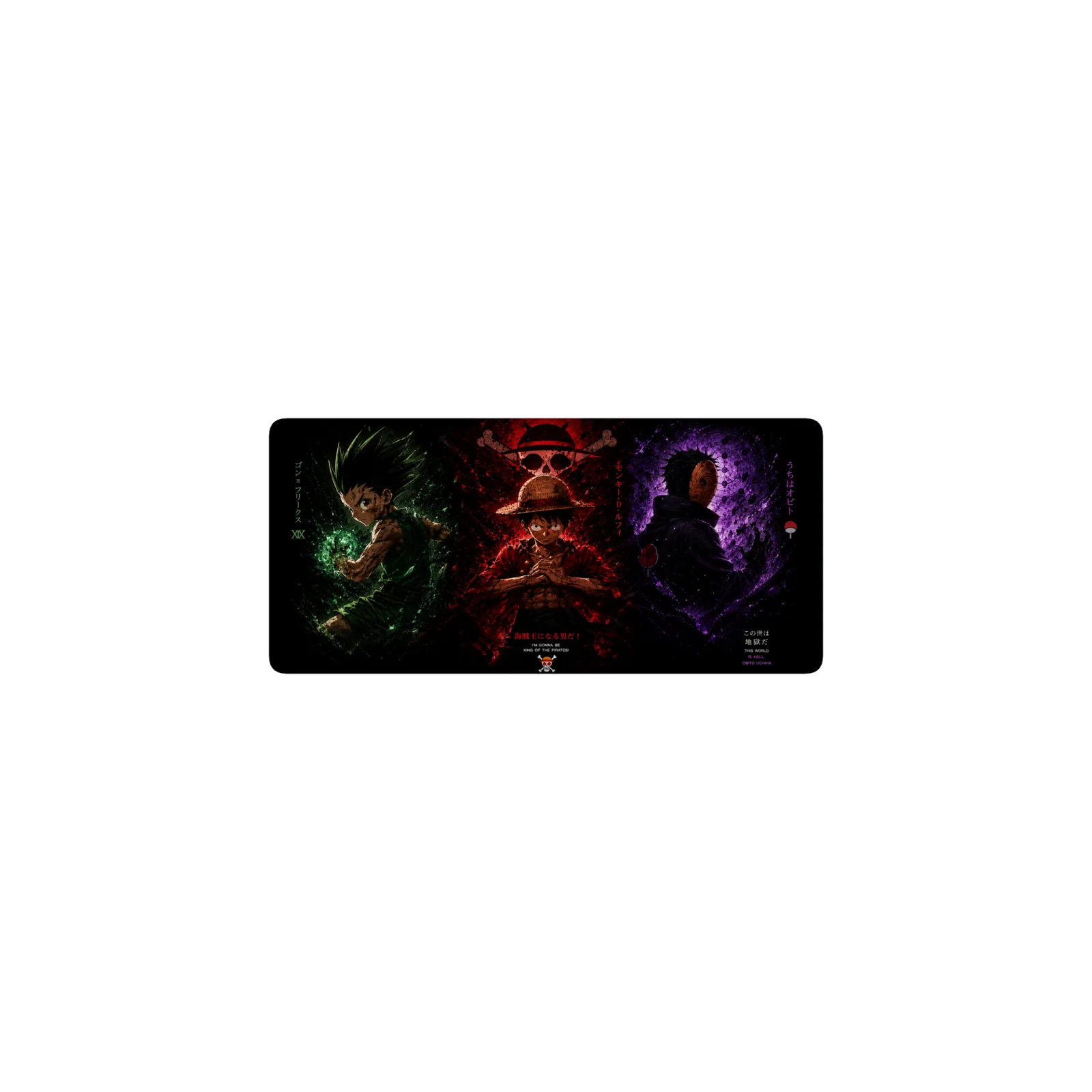 Gon, luffy y obito