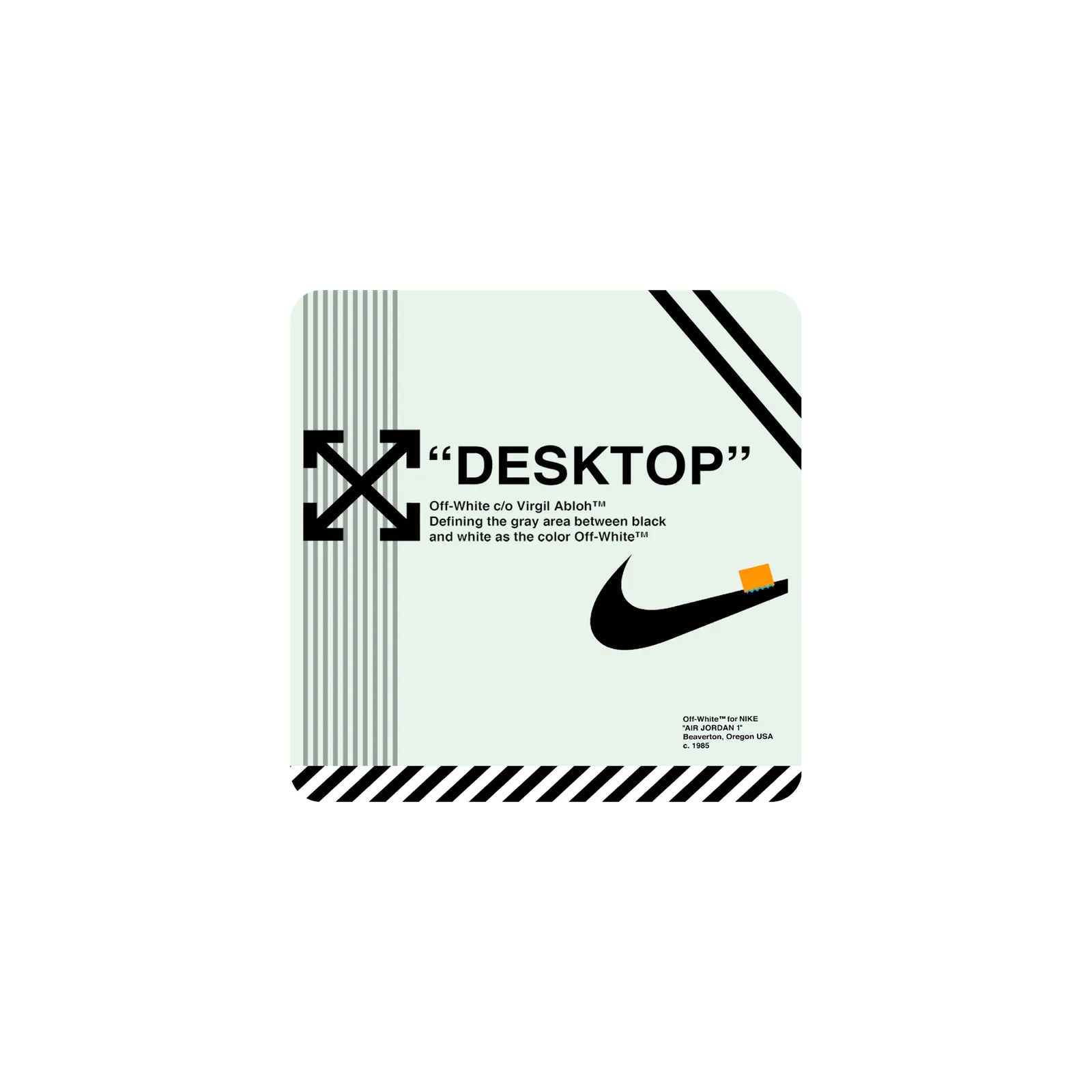 Mousepad OffWhite 40x40 PRO | Custom