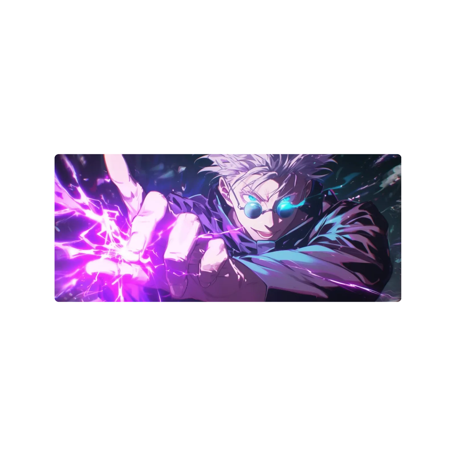 Mousepad satoru gojo purpura 100x42 Classic | Custom